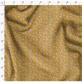 thumbnail image 4 of Soimoi Gold Georgette Viscose Fabric Star & Diamond Geometric Print Sewing Fabric Yard 42 Inch Wide, 4 of 5