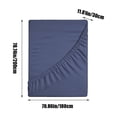 thumbnail image 3 of UsRHHA Double Bed Fitted Sheet with Non-Slip Elastic, 200x180cm All-Inclusive Mattress Protector for Deep Pocket, Soft Breathable Bed Cover, 3 of 6
