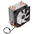 thumbnail image 3 of CPU Cooler For  LGA 775 1155 1156 1366 2011, Direct Contact Technology Precise Airflow Cooling Fans Low Noise Excellent Heat Dissipation Six Tubes RGB 3pin FanSingle Fan, 3 of 8