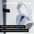 thumbnail image 4 of Logitech G Astro A30 LIGHTSPEED Wireless Gaming Headset - Bluetooth, Dolby Atmos/3D Audio Compatible, Detachable Boom, 27hr battery, for PS5, PS4, Nintendo Switch, PC, Android<br> - White, 4 of 4