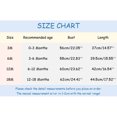 thumbnail image 3 of GPOECD Girls Short Sleeve Easter Cartoon Prints Romper Bodysuits Headbands Set Short Sleeve Rompers for Children White-E,3-6 Months, 3 of 6