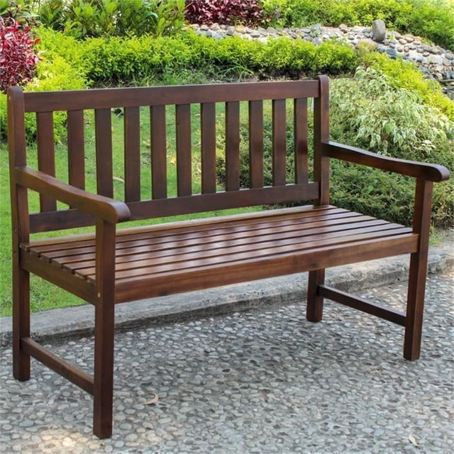 Kingfisher Lane Banc de Jardin de Patio Brun