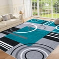 thumbnail image 2 of HOMERRY Large 10' x 13' Area Rug for Living Room Washable Bedroom Geometric Indoor Carpet, Green, 2 of 5