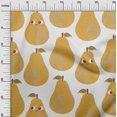 thumbnail image 2 of oneOone Velvet Yellow Fabric Fruits Sewing Craft Projects Fabric Prints By Yard 58 Inch Wide, 2 of 4