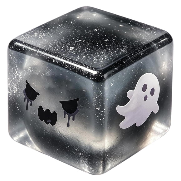 Floating Ghost Cube Fidget Squish Ball Slow Rising for Tension Release