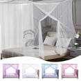 thumbnail image 1 of Jusqu'à 70 % de Rabais! Gspmoly Moustiquaire de Lit Chambre Rideaux Décoratifs à Ouverture Latérale jusqu'à 70 % de Rabais, 1 of 6