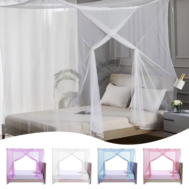 Jusqu'à 70 % de Rabais! Gspmoly Moustiquaire de Lit Chambre Rideaux Décoratifs à Ouverture Latérale jusqu'à 70 % de Rabais