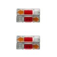 thumbnail image 4 of maskred 2pack/lot Durable LED Truck Tail Light Bar For Trucks And Trailers 24v white cover 2Set, 4 of 6