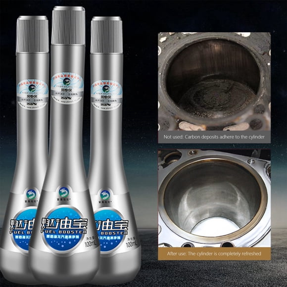 Fuel System Cleaner Gasoline Additive,100ml Carbon Deposit Removal Injector Cleaning Agent,Engine Power Boost Noise Reduction Fuel Saving Anti-Rust Anti-Wear Universal Auto Oil Treatment