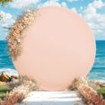 thumbnail image 2 of Round Arch Backdrop Cover For 6ft/6.5ft/7.2ft Circle Arch Stand, Wrinkle Resistant Circle Arch Backdrop Cover For Wedding, Birthday, Baby Shower Decorations, 2 of 7