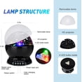 thumbnail image 3 of Baby Night Light Moon Star Projector, 3 of 5