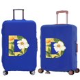 thumbnail image 1 of Luggage Cover Travel Suitcase Protective Cover for Trunk Case 18 ''-28 '' Foldable Elastic Suitcase Cover Floral Lettern Pattern 8floral D L, 1 of 1