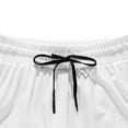 thumbnail image 4 of asjyhkr Plus Size Mens Biking Shorts 2 in 1 Elastic Waist Drawstring Gym Shorts Lightweight Quick Drying Running Shorts, 4 of 5