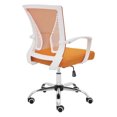 thumbnail image 4 of Modern Home Zuna Ergonomic Mesh Mid Back Office Chair, Orange/White, 4 of 9