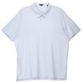thumbnail image 1 of Patrick Assaraf Chemise pour Homme en Coton Pima Extensible Légère à Pois Bleu/gris, Décontractée, Boutonnée - L, 1 of 1
