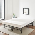 thumbnail image 3 of Mainstays 14" High Profile Foldable Steel King Platform Bed Frame, No Box Spring Needed, Black, 3 of 9