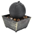 thumbnail image 3 of Cergrey USB Tabletop Ball Fountain LED Light & Stone Desktop Fountain For Home Decor, 3 of 8
