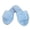 Iceberg, variante sur Sandales à Enfiler en Éponge Microfibre pour Femmes Dearfoams 51707 avec Empeigne Matelassée (Iceberg L)
