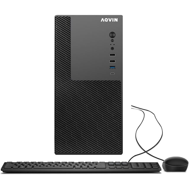 Windows 11 Business Desktop PC - Intel Core i7 Processor Up to 4.60GHz ~ 16GB DDR4 RAM ~ 512GB NVMe SSD ~ WiFi ~ Bluetooth ~ AQVIN