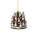 thumbnail image 1 of Binwennn Easter Decorations Christmas Tree Penguin Acrylic 2D Pendant Christmas Pendant Christmas Tree Shape Penguin Pendant Christmas Acrylic Pendant New Year Pendant, 1 of 4