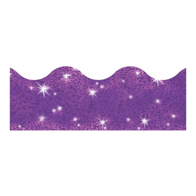 TREND Terrific Trimmers - Ruban de Décoration - - Violet Scintillant - Non Permanent