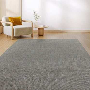 Mainstays Basic Tufted Bluestone, Machine Washable Area Rug 6x8, Ideal for Any Room in the House