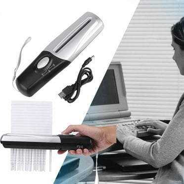Aqestyerly House Essentials Portable Paper Shredders Small Handheld Usb Powered Stationery office Home Cutting Machine Paper Documents Cutting tool Shredders Apartment Home Essentials Clearance