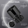 thumbnail image 4 of Cur Cup Holder, Expandable Car Cup Holder Adapter with 2.5-3.8" Adjustable Base, Shockproof Car Bottle Holder Expander, Compatible with Yeti, Nalgene, Hydro Flask 20-40oz Cup, Mugs & Bottles, 4 of 7