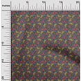 thumbnail image 1 of oneOone Cotton Silk Fabric Leaves & Floral Block Print Fabric BTY 42 Inch Wide, 1 of 4