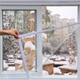 thumbnail image 1 of CHUANK Window Insulation Kit Transparent Easy to Open Plastic Window Wrap for Bedroom Living Room Windows, 1 of 5