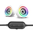 thumbnail image 2 of Home SADA Home Speaker Set Desktop PC Computer Speakers 3.5mm Wired Laptop Speakers USB Powered Sound Box with RGB Atmospheric Lights, 2 of 7