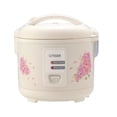 thumbnail image 2 of Tiger 5.5 Cups Conventional Rice Cooker With Floral Design JAZ-A10U, 2 of 3