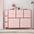 thumbnail image 1 of Eastvita Multifunctional Drawer Tower Spacious 10-Drawer Storage with Fabric Pockets Hooks Sturdy Steel Frame for Reliable Use, 1 of 7