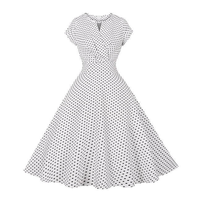 HKEJIAOI Robe Fleurie pour Femmes Offres Liquidation Robes Décontractées Robes d'Été pour Femmes Plage Imprimé Floral Sans Manches Robe Débardeur Évasée Blanc