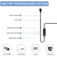 thumbnail image 4 of Swing Arm Lamp, LED Desk Lamp with Clamp, 9W Eye-Care Dimmable Light, Timer, Memory, Modern Architect Table Lamp for Task Study Reading Working Home Dorm Office, 4 of 6