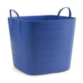 thumbnail image 1 of Life Story 25 Liter 6.6 Gallon Durable Plastic Storage Tote, Blue (12 Pack), 1 of 6