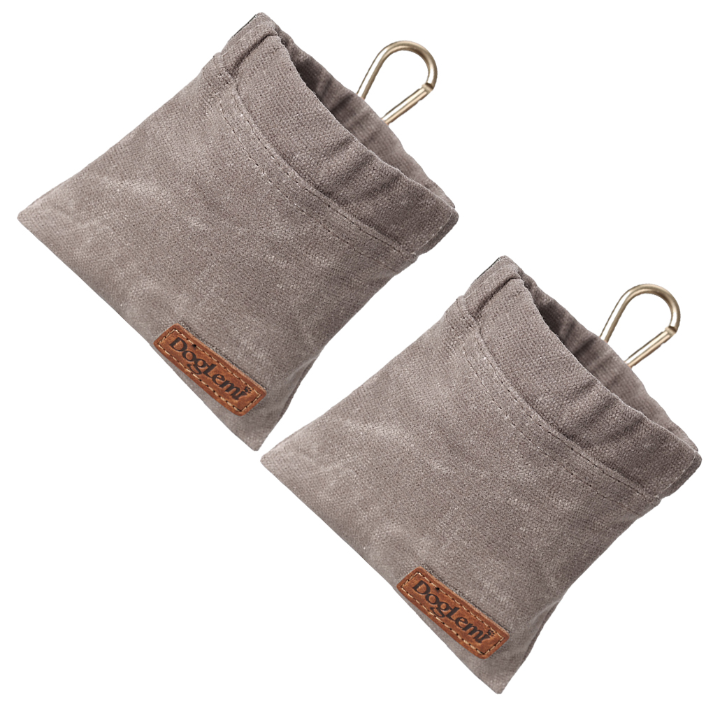 Wweixi 2pcs/set Dog Treat Bag With Odorless And Oil-proof Coating Easy To Carry Eco-friendly Treat Bags