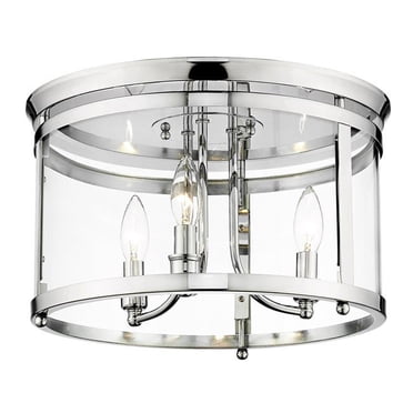 Golden Lighting 1157-FM CH Payton Flush Mount, Chrome