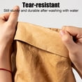 thumbnail image 4 of Ohufall Washable Thickened Kraft Paper Bag Waterproof Storage for Kitchen Refrigerator Green Plants Pot Home Decor, 4 of 6
