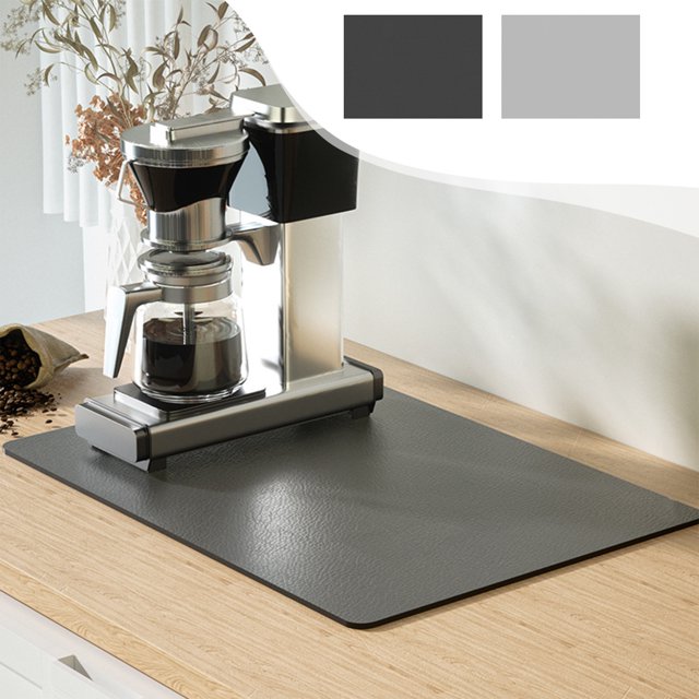 Vaidha Tapis d'Égouttement pour Machine à Café Antidérapant Séchage Rapide Tapis d'Égouttement Vaisselle Séchage Rapide Tapis Super Absorbant