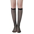 thumbnail image 1 of Womens Black Socks Lace Hollow Out Mesh Socks, 1 of 1