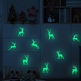 thumbnail image 2 of Glow In The Dark Fluorescent Wall Stickers Christmas Deer Set of 9PVC,For Party Decoration on Smooth Walls Glass Doors Windows and Tiles,Christmas Wall Stickers, 2 of 2
