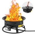 thumbnail image 1 of VEVOR Foyer au Propane 19” Foyer au Gaz Portatif pour l'Extérieur pour Chauffage 58000 BTU, 1 of 9