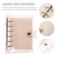 thumbnail image 4 of 1 Set of Loose-leaf Notebook Waterproof Binder 6-Rings Binder Notebook Novelty Writing Notepad, 4 of 7