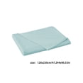 thumbnail image 3 of Fridja Large Size Bedding Sheet, Hotel Collection Bedding Sheet, Soluid Color Extra Soft Cooling , Wrinkle, Fade, Stain Proof, Skin-friendly and Lightweight Bedding Sheet (47.2" x 90.5",Green), 3 of 5