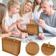 thumbnail image 1 of Boovnll Money Saving Box, Home Counter Wooden Piggys Bank Wooden Crafts Decorative Gift Wooden Piggys Bank with Counter Piggys Bank Non-Openable Piggys Bank Savings Goal, Savings Box, Money Box, 1 of 7