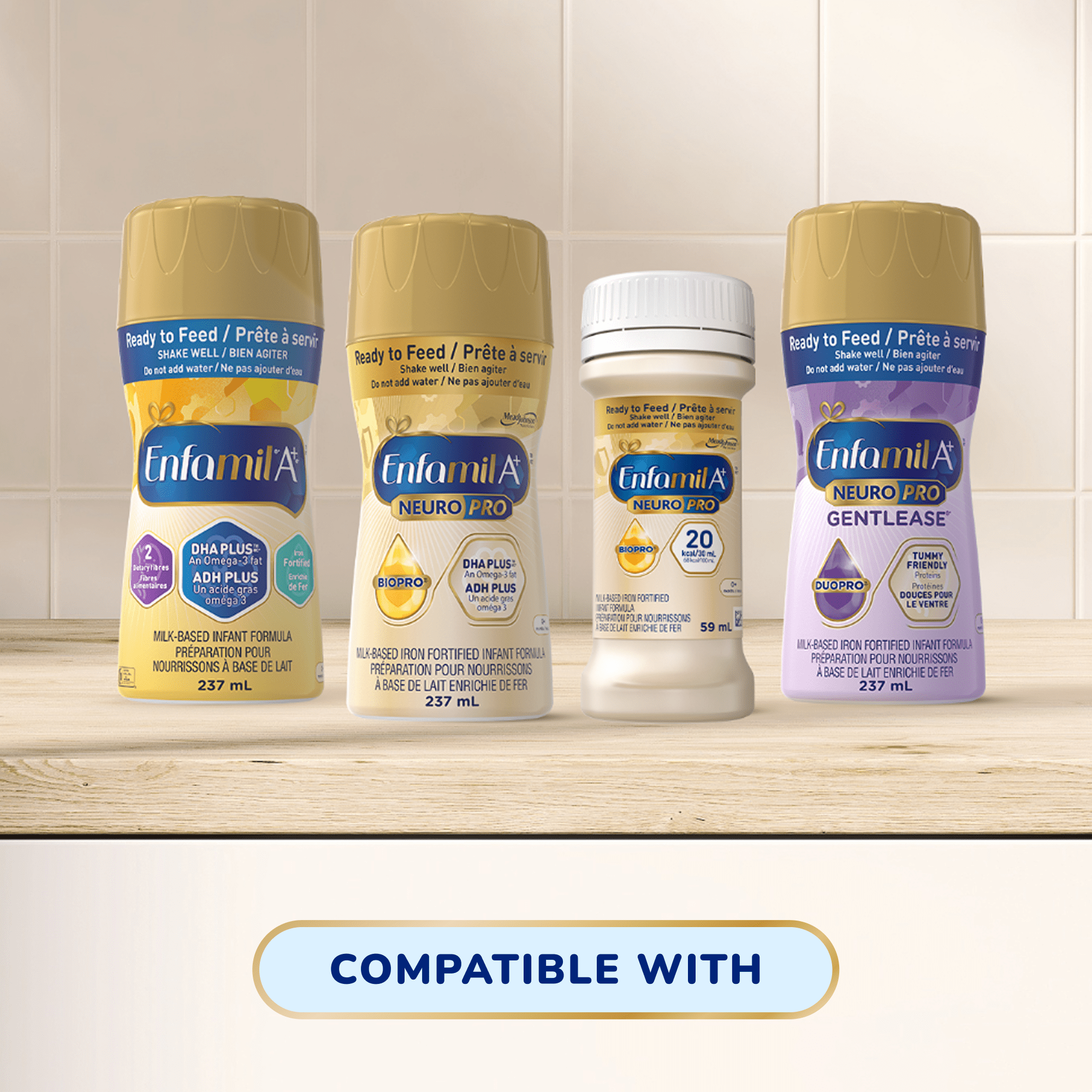 Enfamil Tétine souple à débit standard, 3ct
