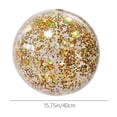 thumbnail image 3 of PVC Inflatable Beach Balls Glitter Transparent Beach Balls Water Play Toy Outdoor Floating Sports Balls, 3 of 9
