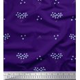 thumbnail image 1 of Soimoi Poly Georgette Fabric Dot & Floral Artistic Print Fabric by Yard 42 Inch Wide, 1 of 5