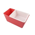 thumbnail image 2 of Agiferg Lazy Double-layer Fruit Plate Basket Household Plastic Candy Plate Box Creative Kitchen Living Room Eating Melon Seed Plate, 2 of 7